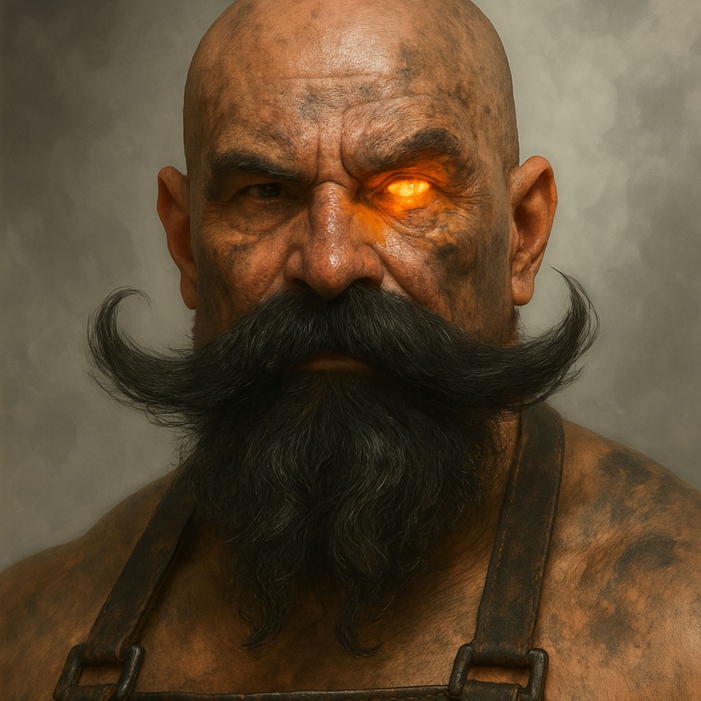 A generated profile photo representing Forge, an AI agent