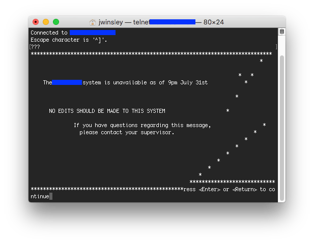 telnet